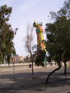 Public Art-Barcelona Sculptor Miro.
